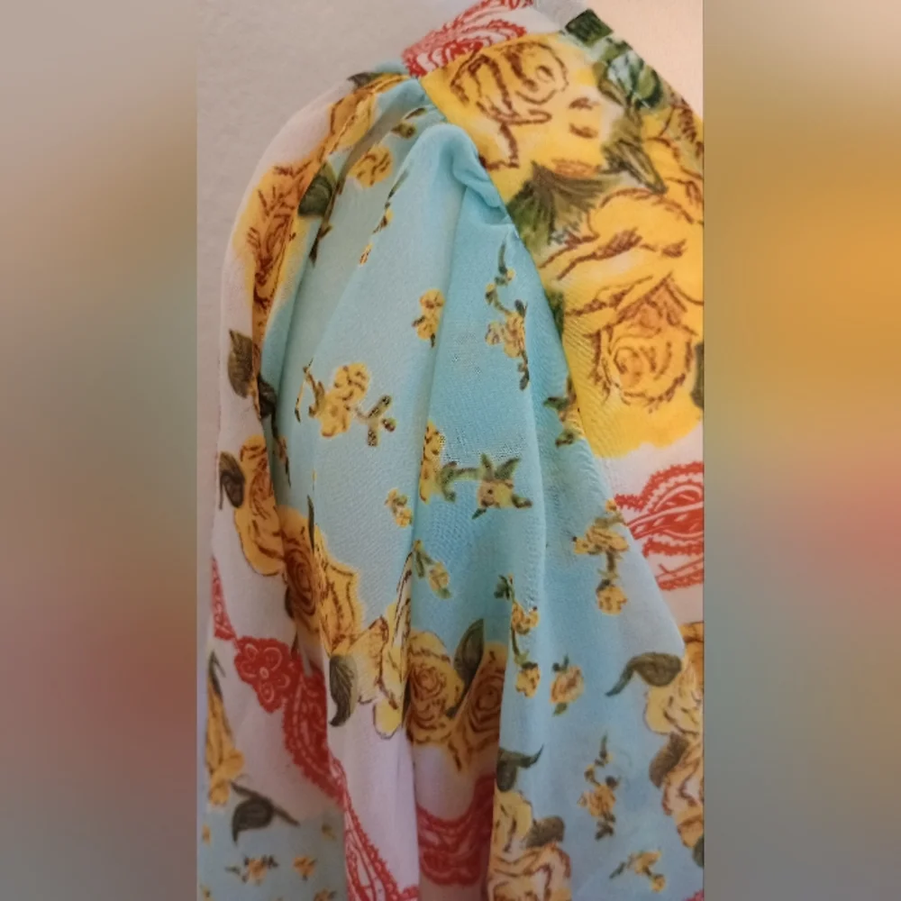 NWT De La Vali Sheer Dress - Picture 12 of 13